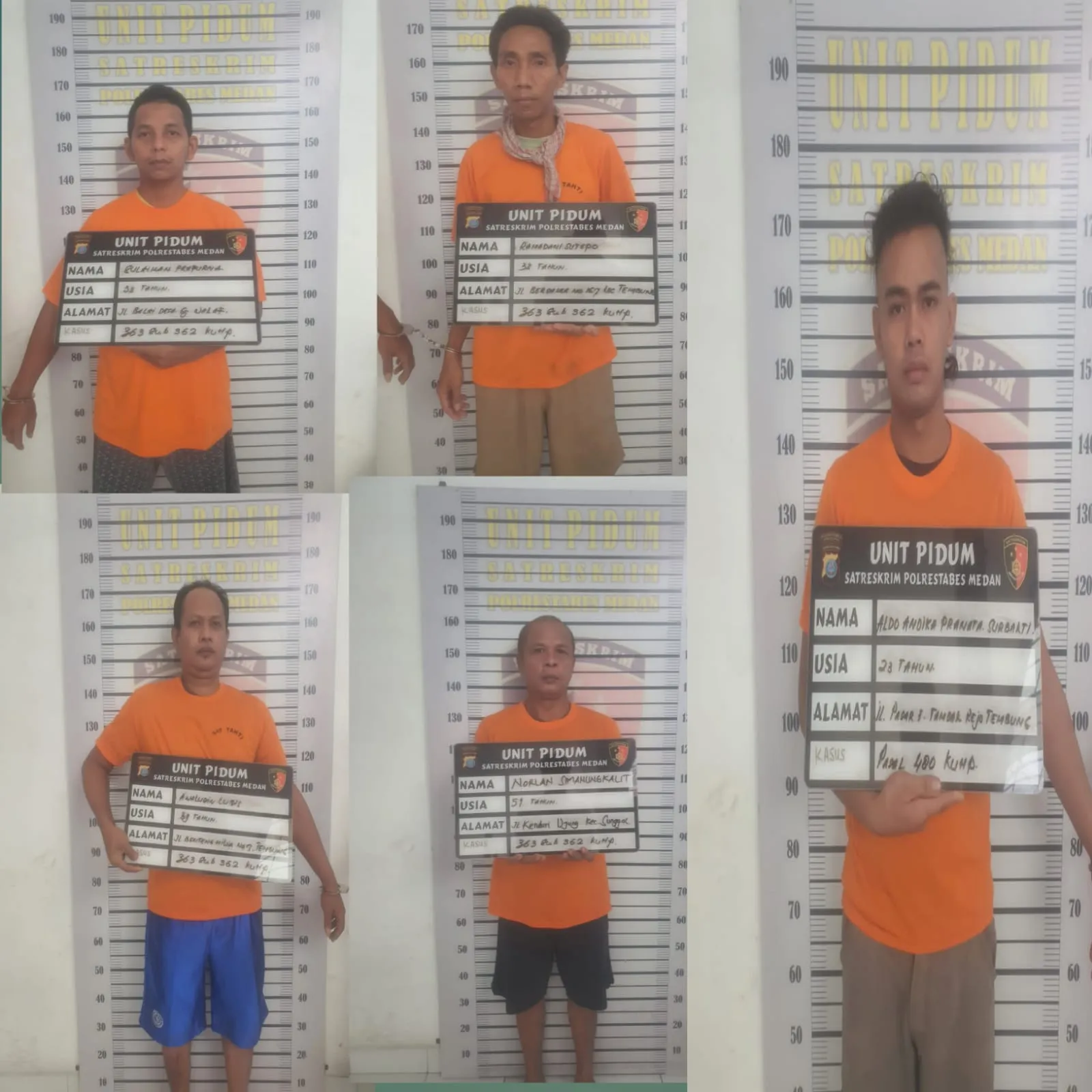Polrestabes Medan Ringkus Komplotan Pencuri Dan Penadah