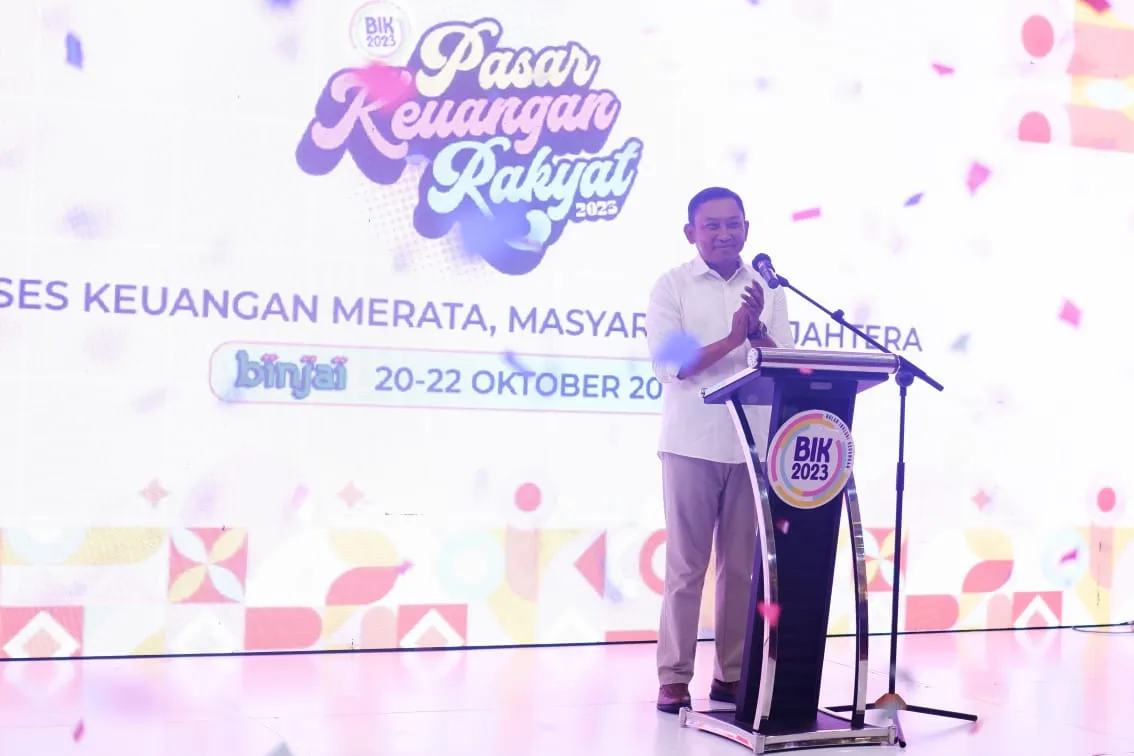 Puncak BIK 2023, OJK Gelar Pasar Keuangan Rakyat di Binjai