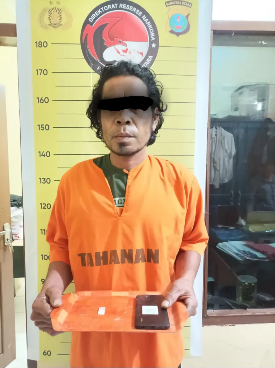 Tersangka Penjual Sabu Ditangkap Satuan Reserse Narkoba Polres Taput