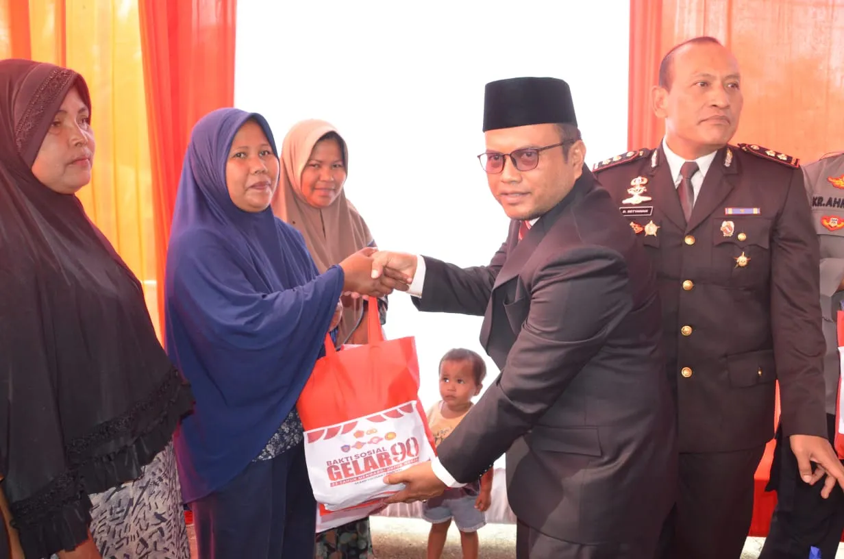 Cooling System Pemilu 2024, Polres Kota Padangsidimpuan Adakan Baksos Akabri-TNI Angkatan 90