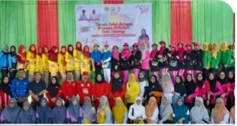 PERWOSI Aceh Tamiang Gelar Senam Massal