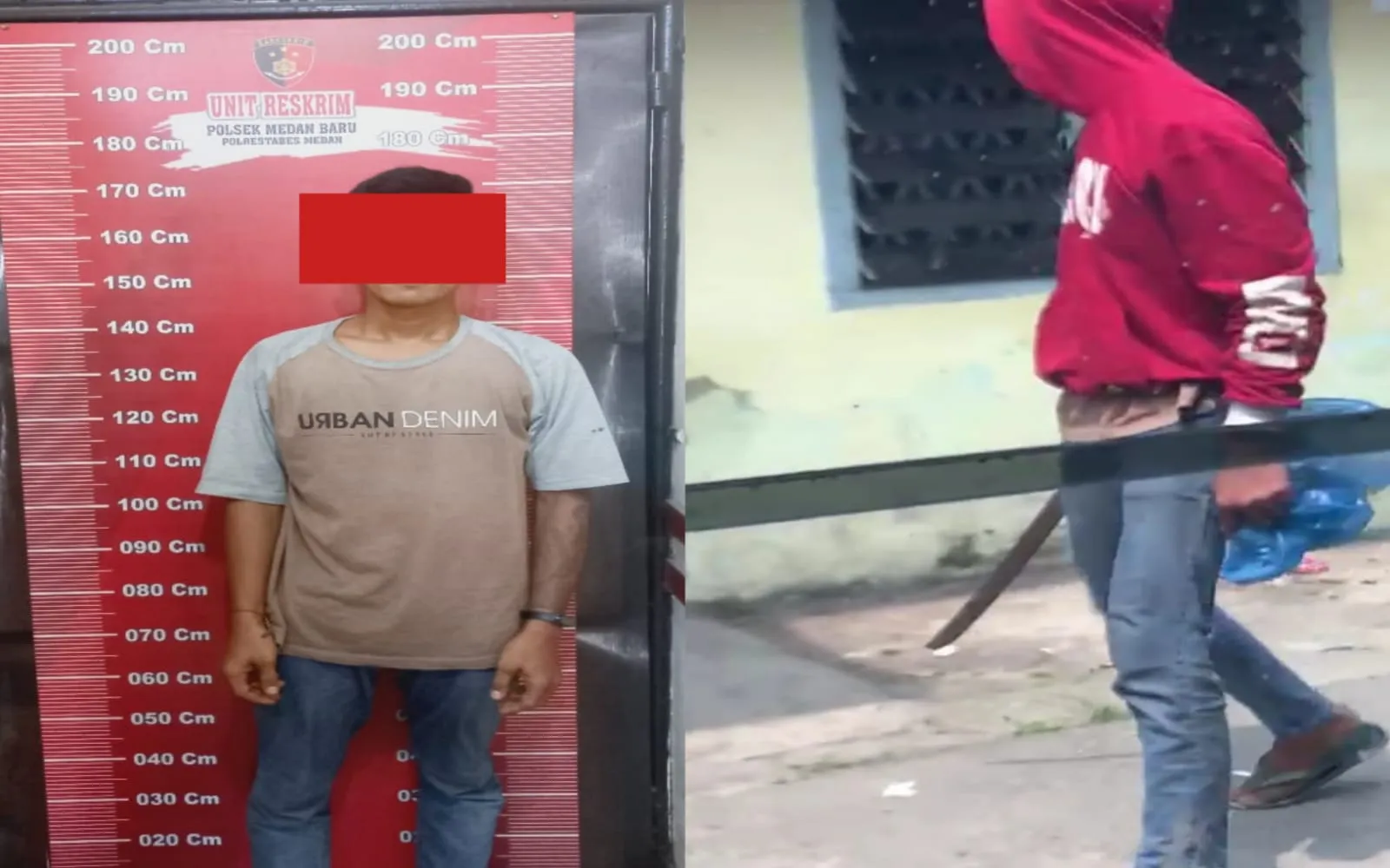 Polsek Medan Baru Ciduk Tersangka Pelaku Pengancaman IRT  