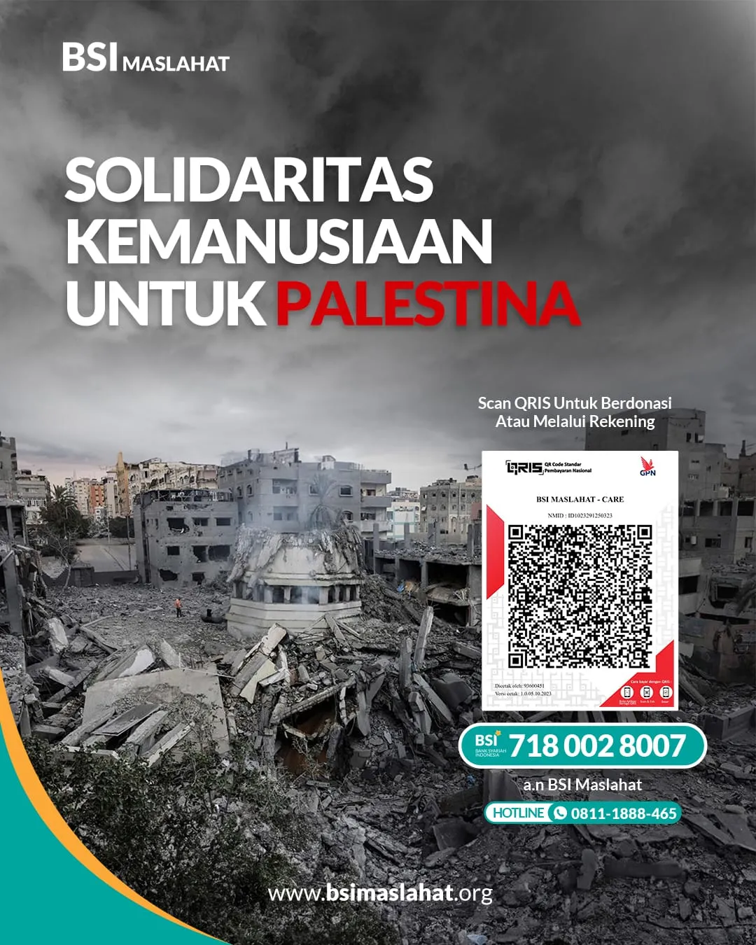 BSI Maslahat Galang Dana untuk Solidaritas Kemanusiaan Palestina