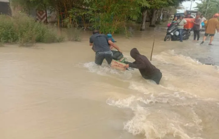 Benteng Pecah, 2 Desa Di Batubara Terendam Banjir