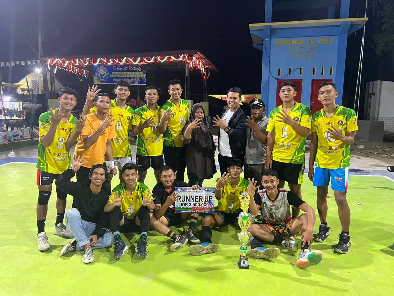 Batam Gass Dan Apel Maju Ke Final Turnamen Voli Irwansyah Cup III