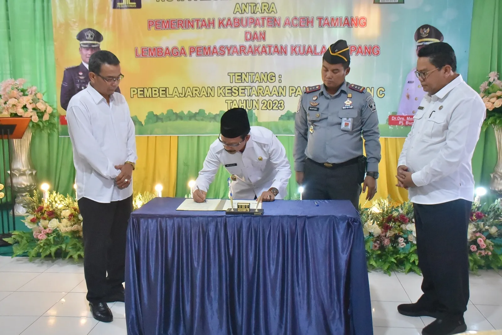 Pemkab Dan Lapas Kualasimpang Teken Kesepakatan Bersama