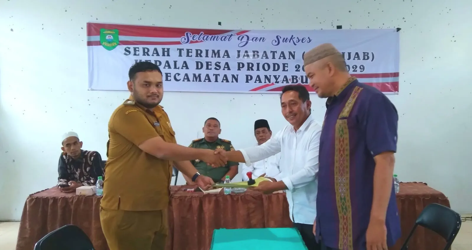 Sertijab 24 Kades Defenitif  di Kecamatan Panyabungan