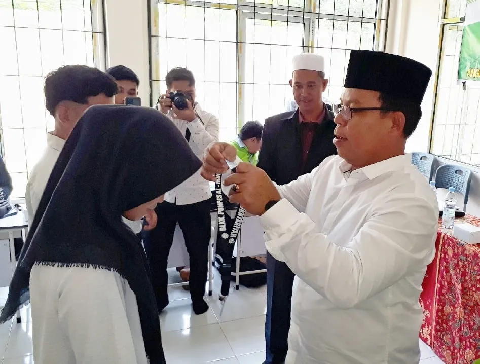Kakan Kemenag Palas Buka Pelatihan Komputer Di BLKK Ponpes Al-Mukhtariyah
