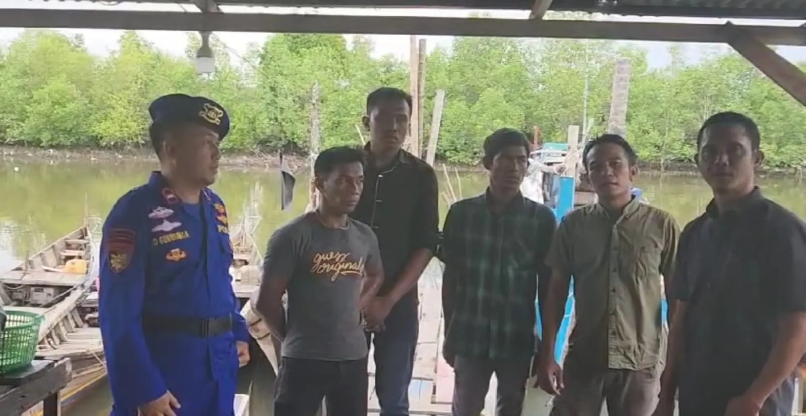 Lima Nelayan Langkat Selamat Pulang Usai Terombang-ambing 17 Hari di Laut