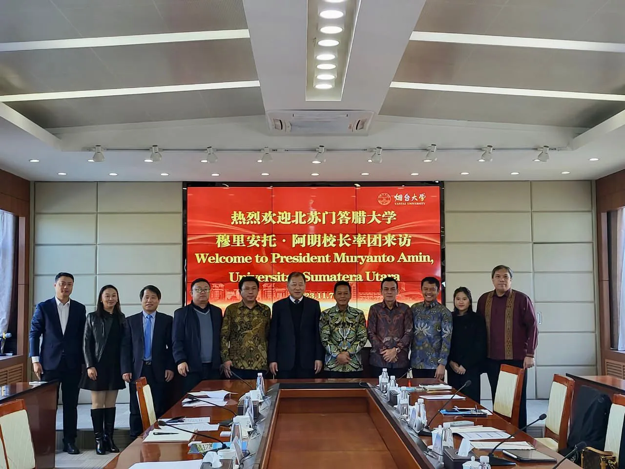 Jalin Kolaborasi, Rektor USU Hadiri Undangan dari Universitas di China