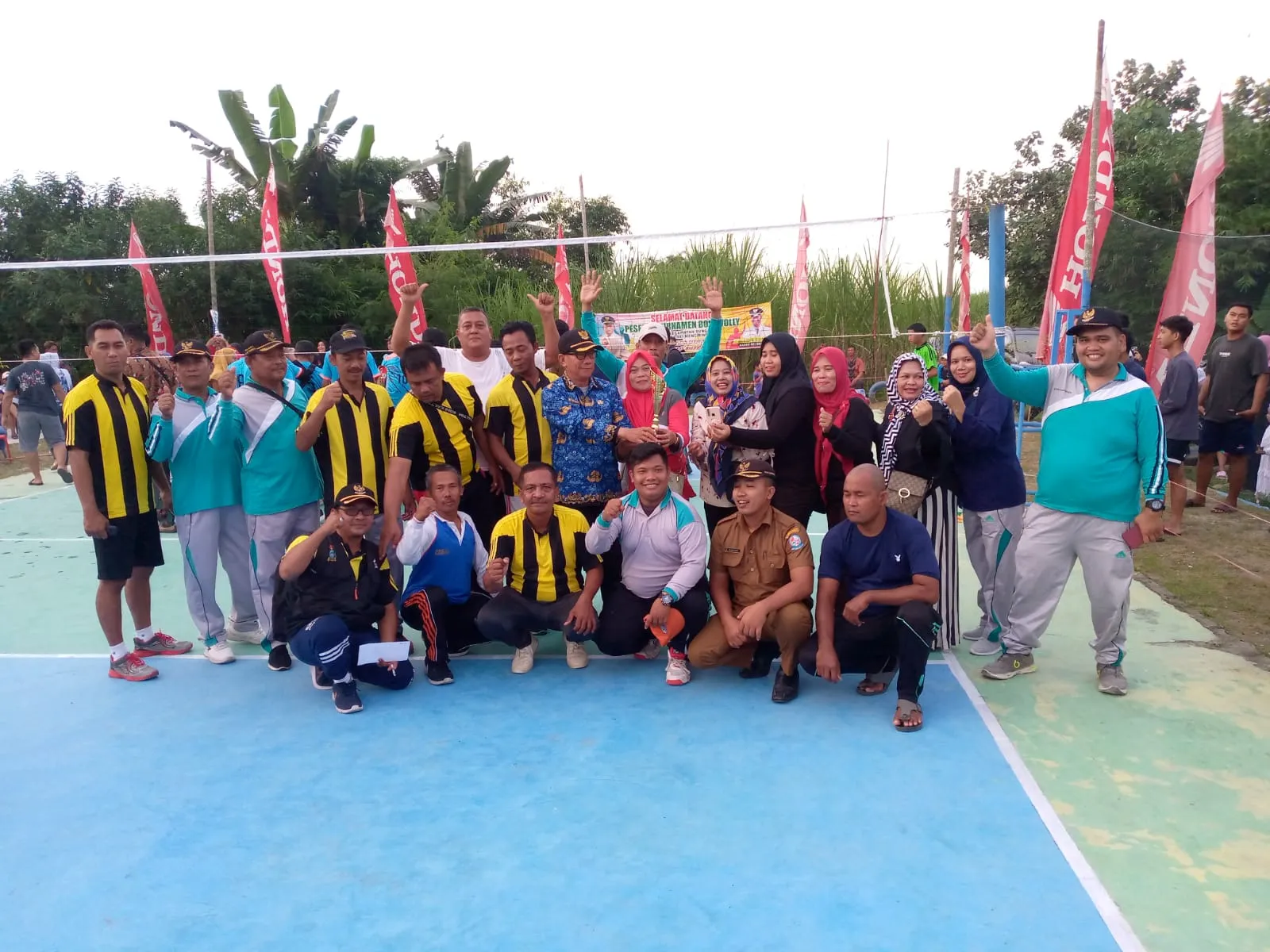 Muspika Kecamatan Sunggal Pertahankan Piala Bergilir