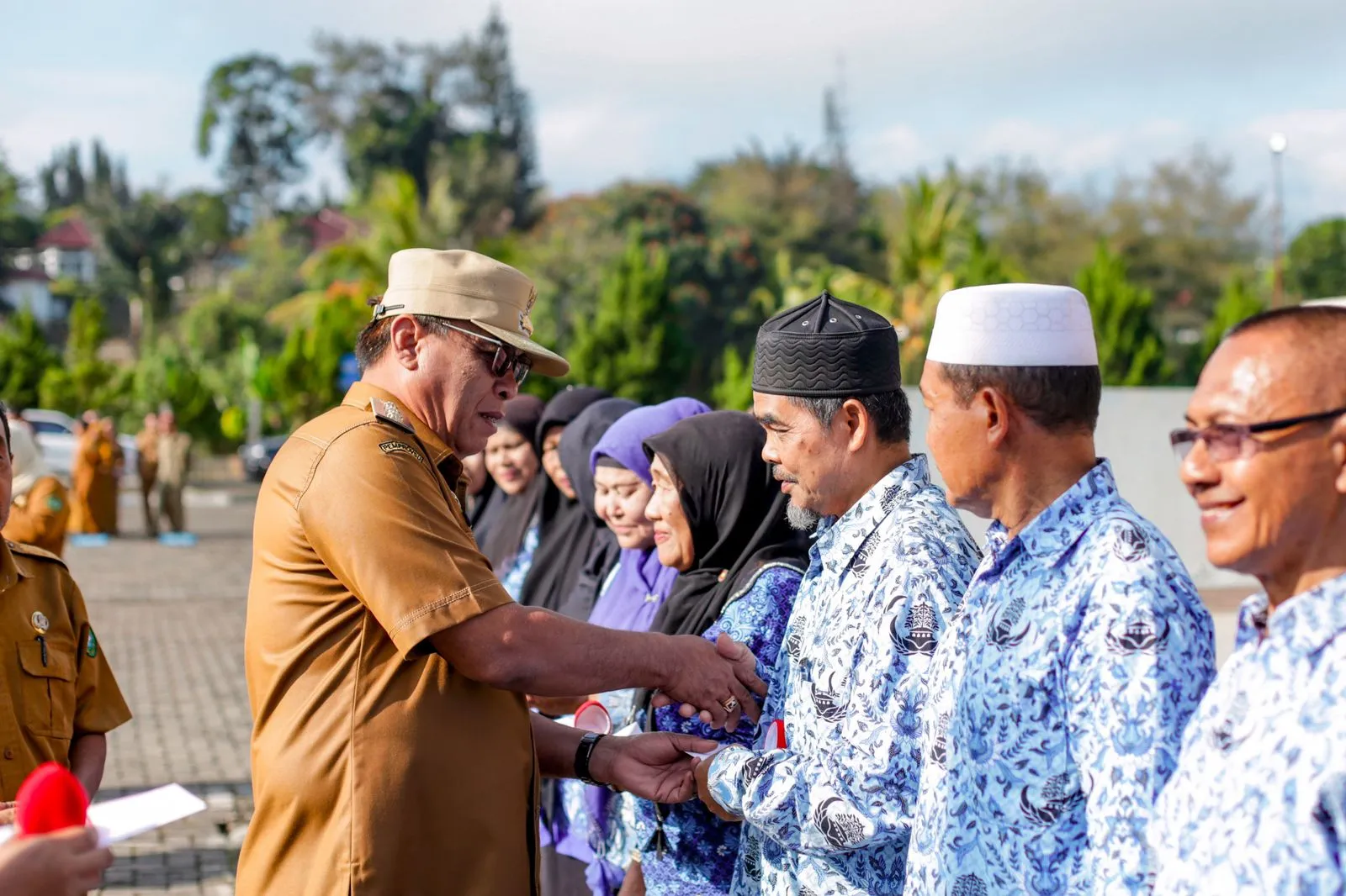 45 Purnabakti Terima Cindramata, Bupati Minta PNS Permudah Pelayanan Publik
