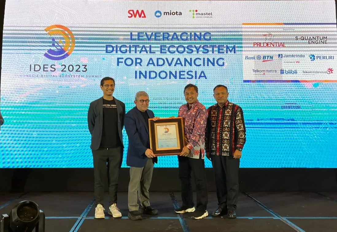 JNE Raih Penghargaan Inovasi Digital dari IDES 2023
