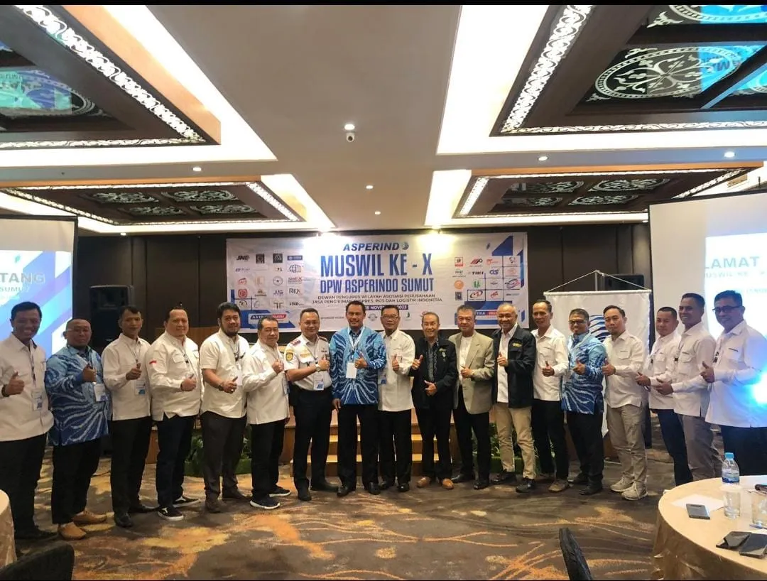Fikri Al-Haq Fachryana dari JNE Terpilih Ketua Asperindo Sumut 2023 - 2027