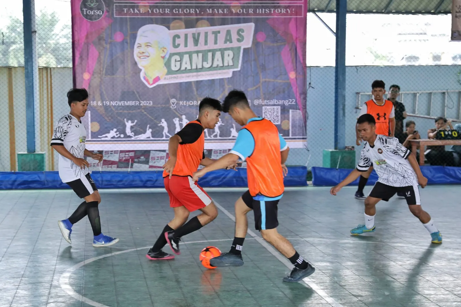 Civitas Ganjar Sumatera Utara Gelar Turnamen Futsal Antarpemuda Katolik-Kristen di Medan