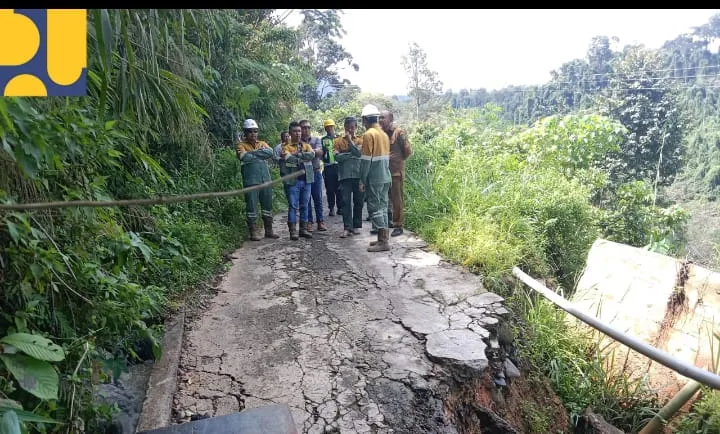 Jalan Putus, Sibanggor-Maga Pasar Ingin Dilebarkan dan Pasang Bronjong