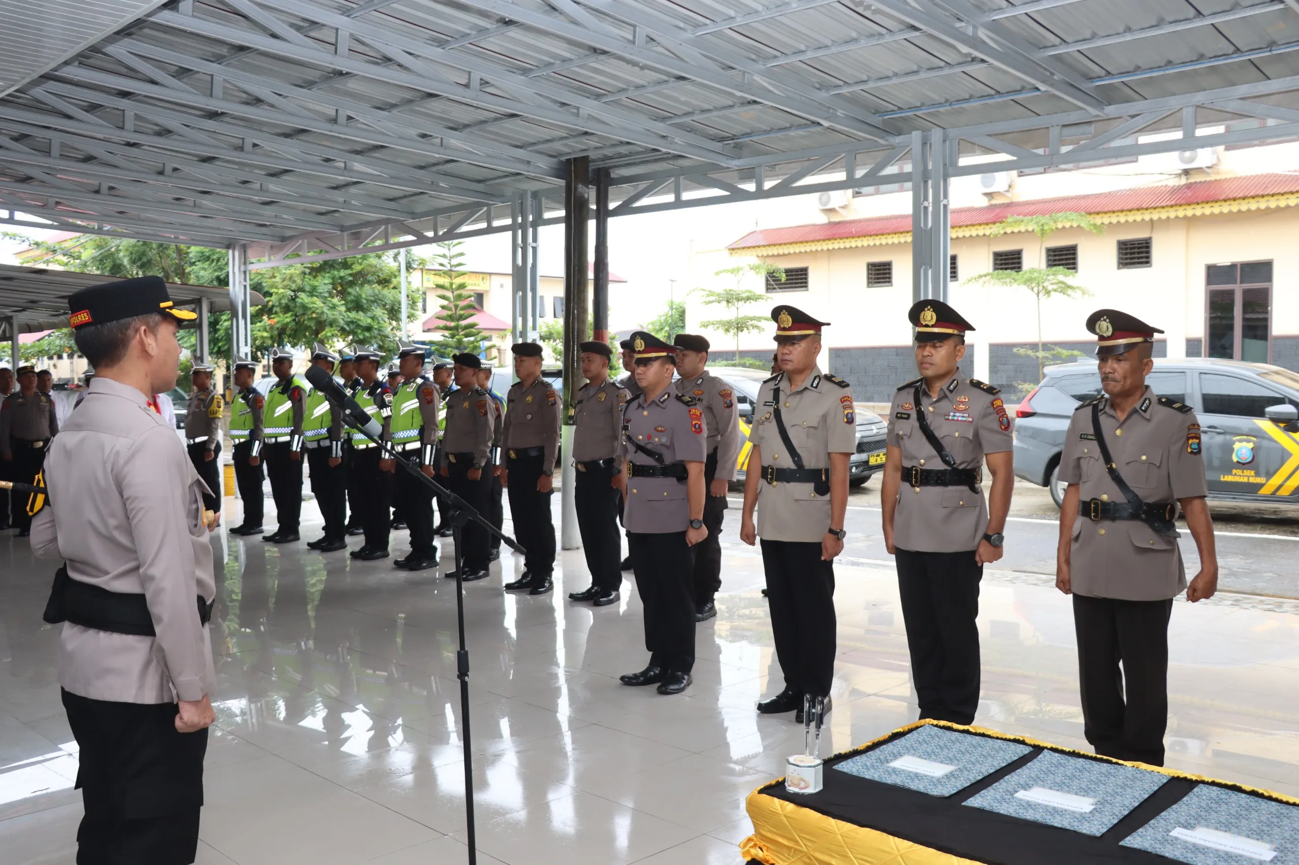 Kapolres Lantik Empat Pejabat Polres Batubara