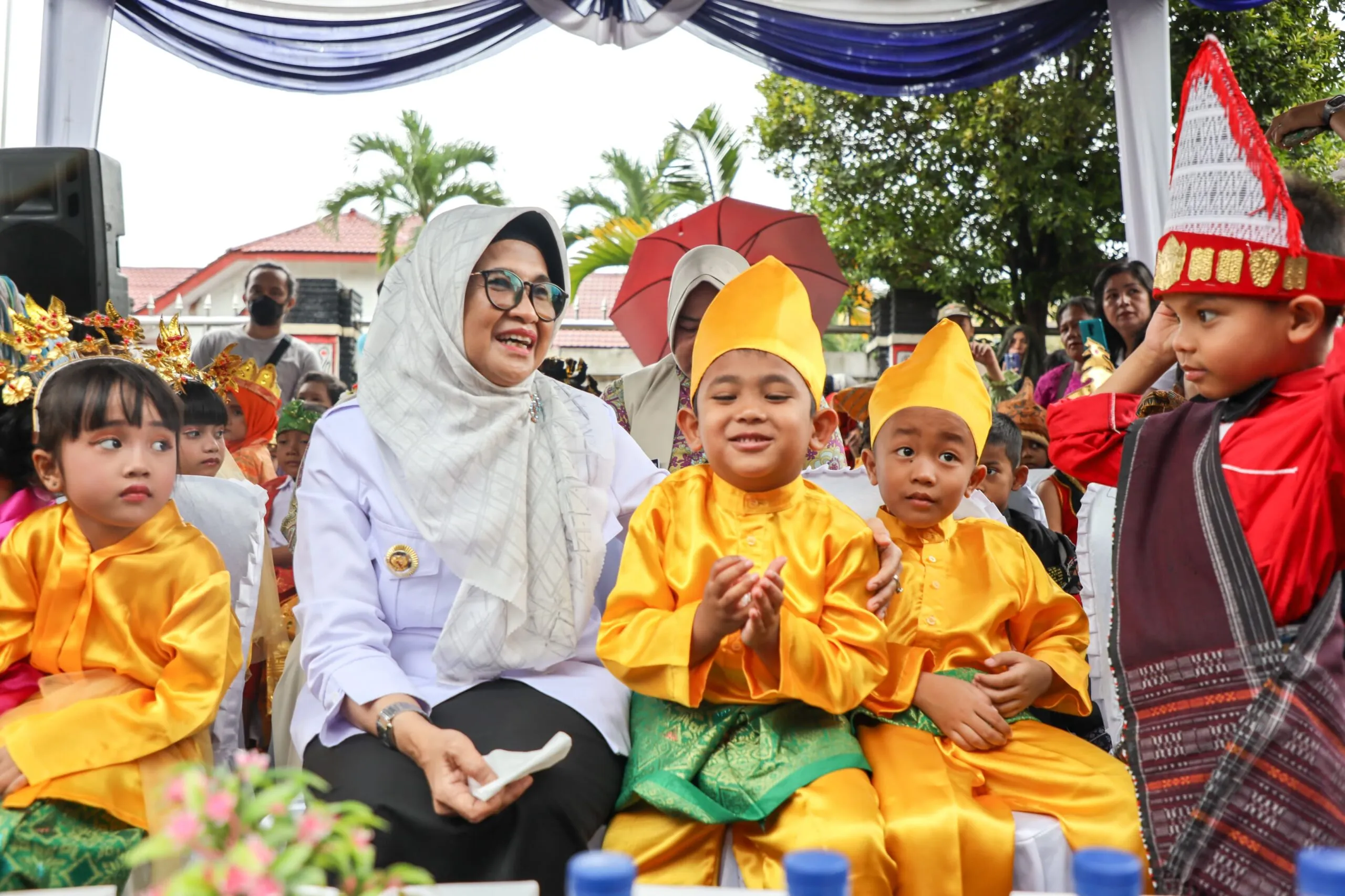 Wali Kota Lepas Pawai Perayaan Hari Kanak-kanak Nasional di Siantar