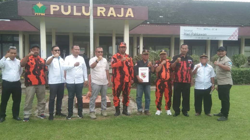 Pemuda Pancasila Pulau Rakyat Periode 2023-2026 Audensi Ke PTPN IV Pulu Raja
