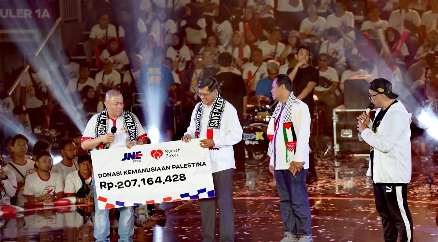 JNE 33 Tahun Gelorakan "Gasss Terus Semangatnya"