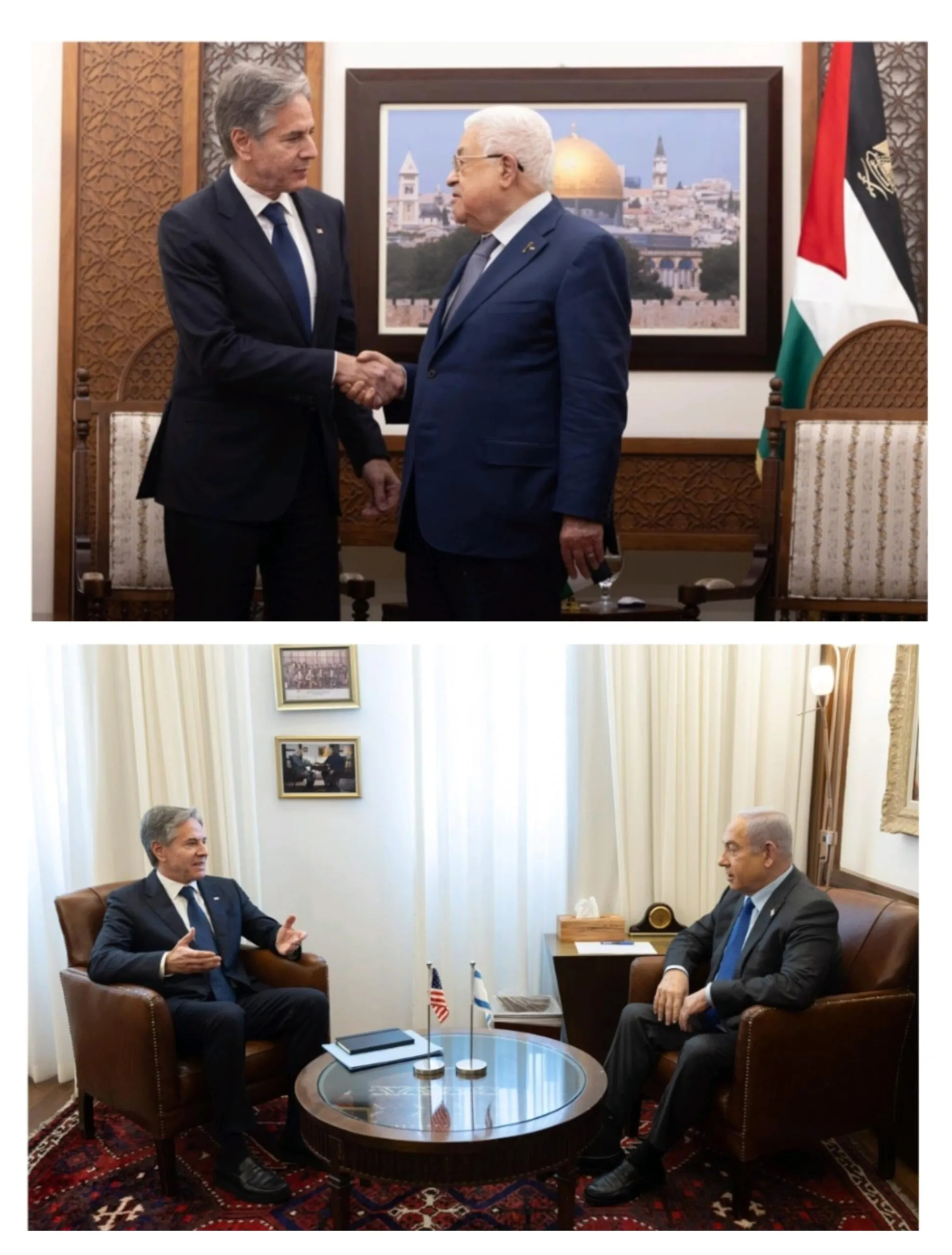 Menlu AS Bertemu Presiden Otoritas Palestina dan PM Israel