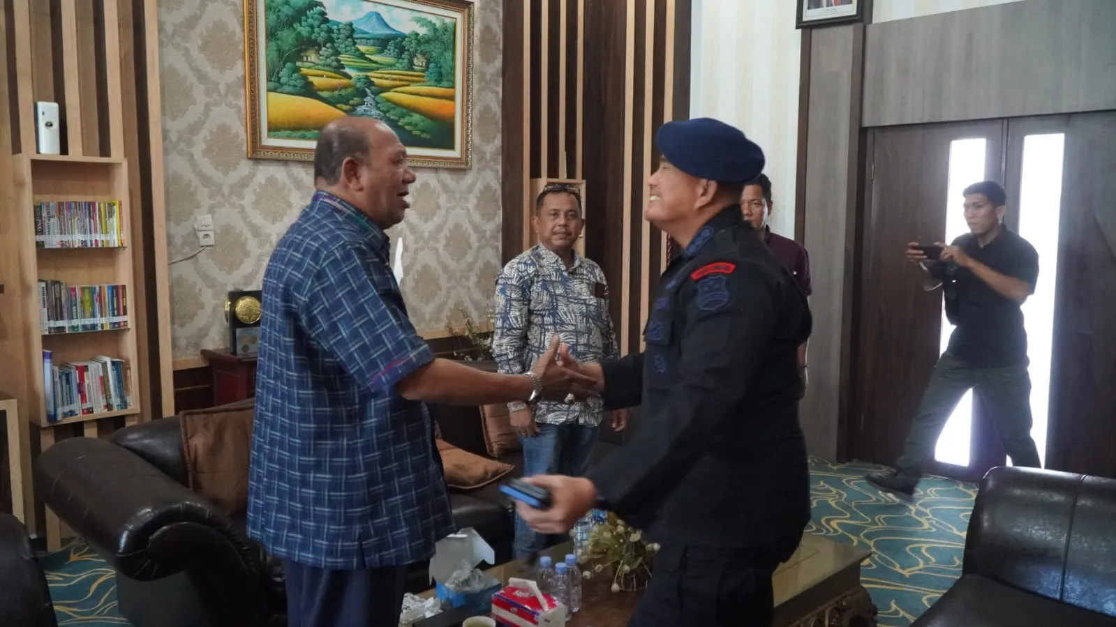 Plt Bupati Langkat Terima Audiensi Korps Brimob I Polri