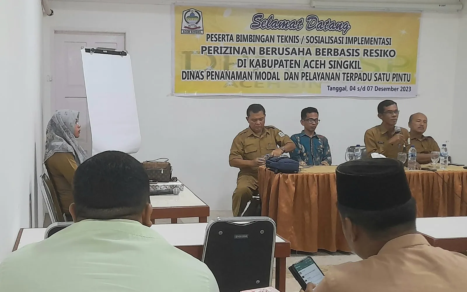 DPMPTSP Aceh Singkil Identifikasi Pelaku Usaha Upaya Kendalikan Inflasi