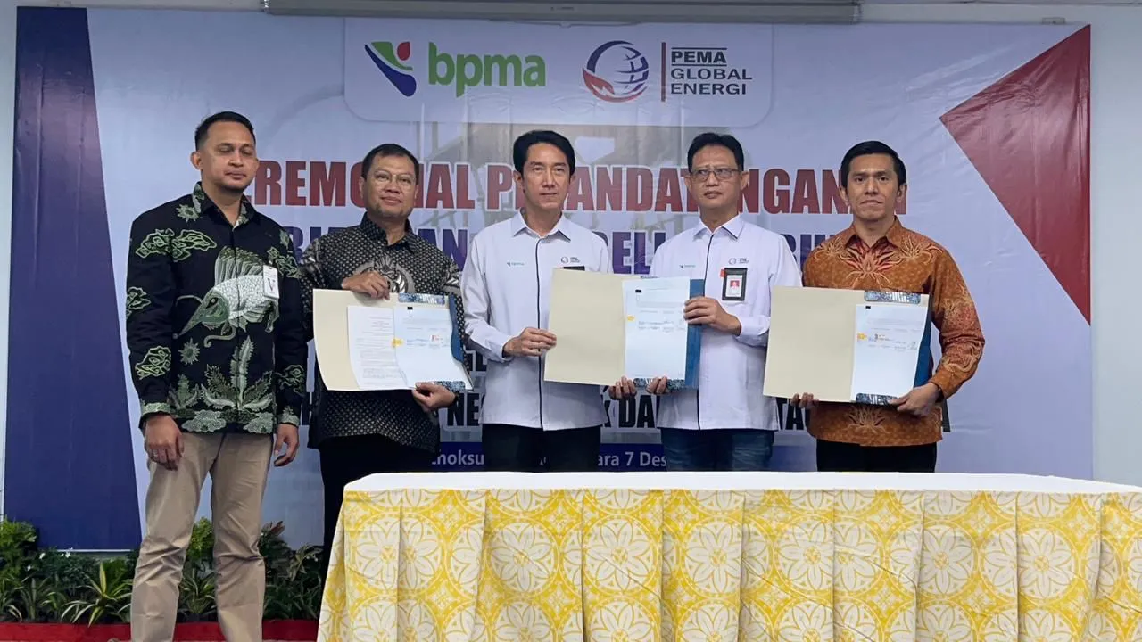 PGN, PTGN, PGE Teken Jual Beli Gas Untuk Pupuk Iskandar Muda