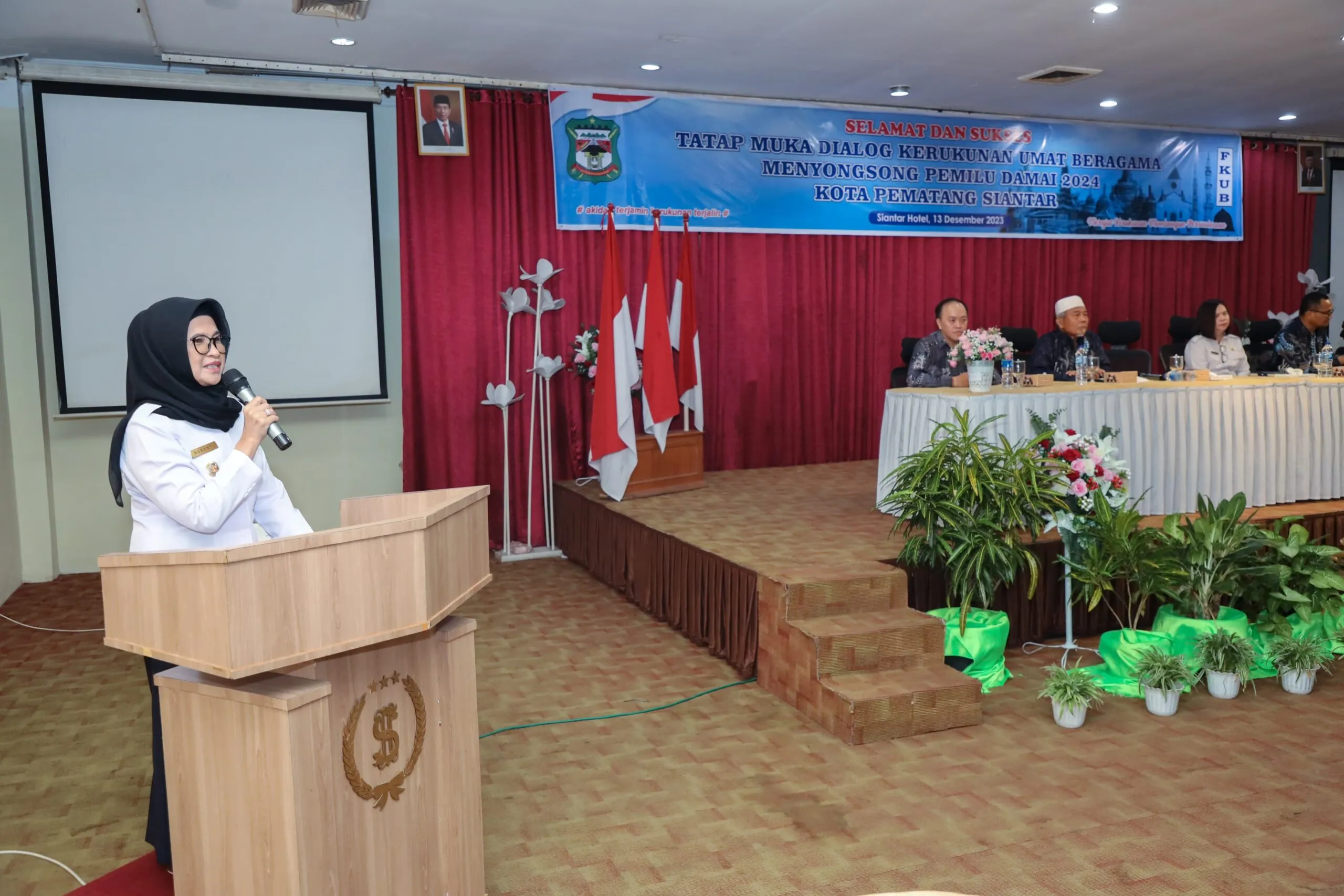 Dialog Kerukunan Umat Beragama Jelang Pemilu Damai 2024 di Siantar