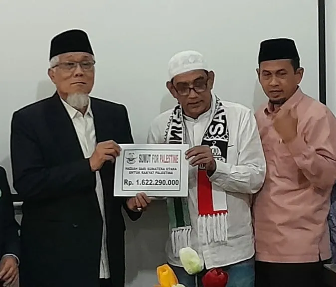 Sumut for Palestine Kumpulkan Donasi Rp1,622 Miliar