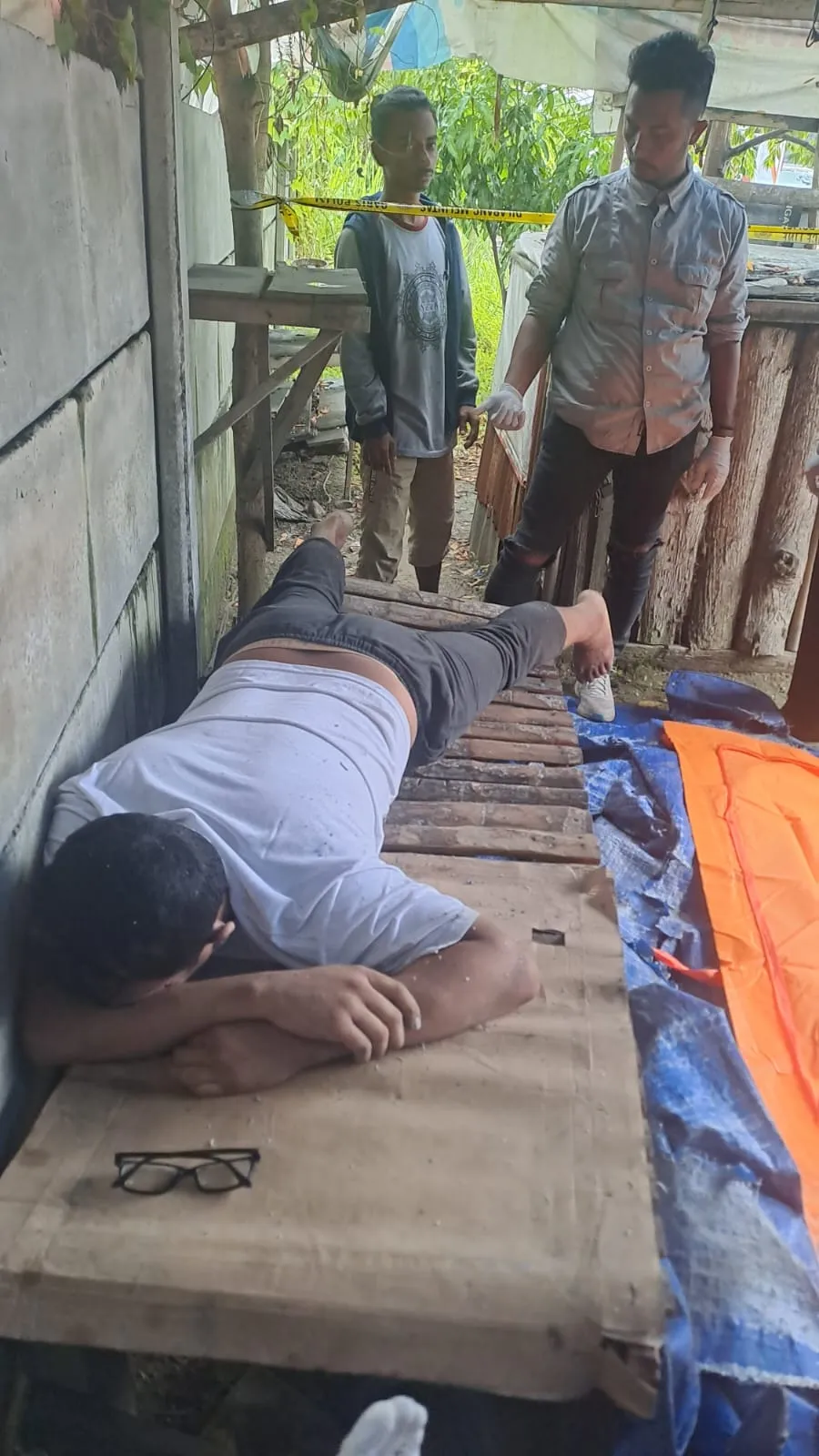 Mayat Tanpa Identitas Ditemukan Di Bawah Fly Over Tol Stabat