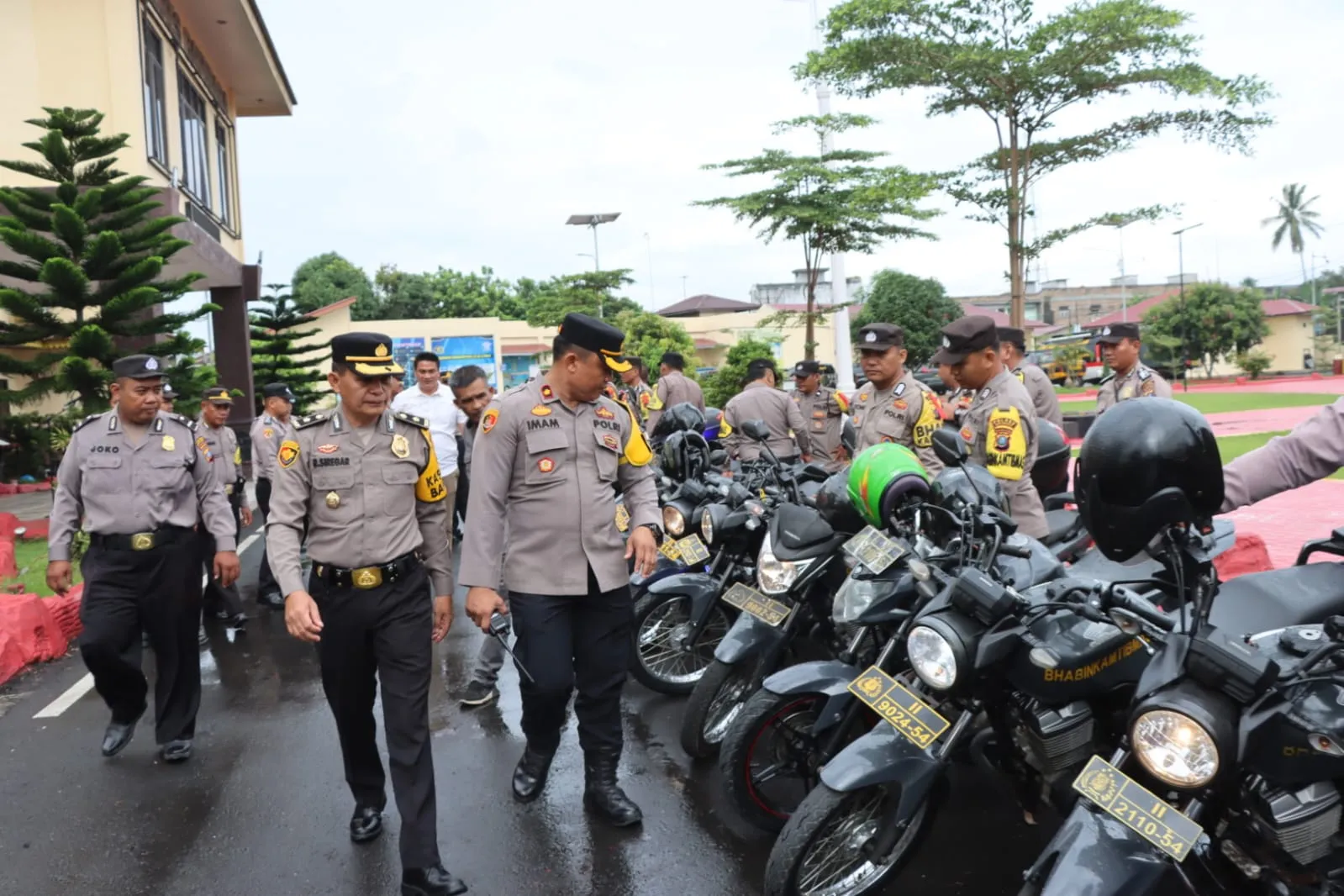 Operasi Lilin Toba, Polres Batubara Cek Kelengkapan Ranmor Dinas