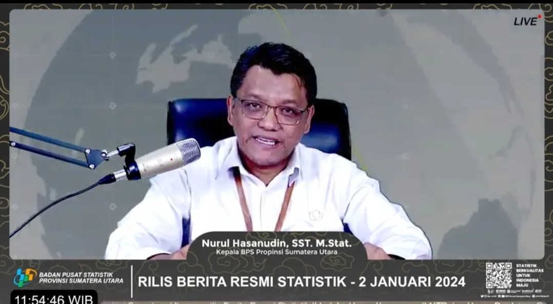 Desember 2023, Inflasi Medan 2,19 Persen Terendah di Sumut