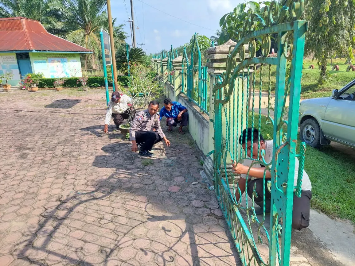 Sambut HUT Satpam Ke-43 Polres Batubara Deklarasi Pemilu Damai
