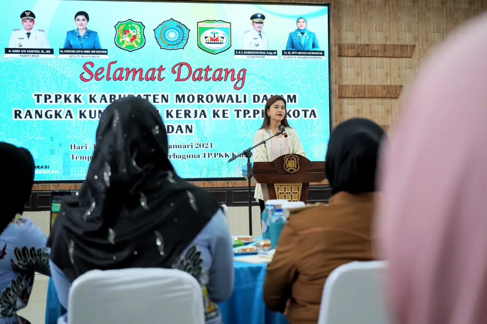 TP PKK Morowali Belajar Kota Layak Anak ke Medan