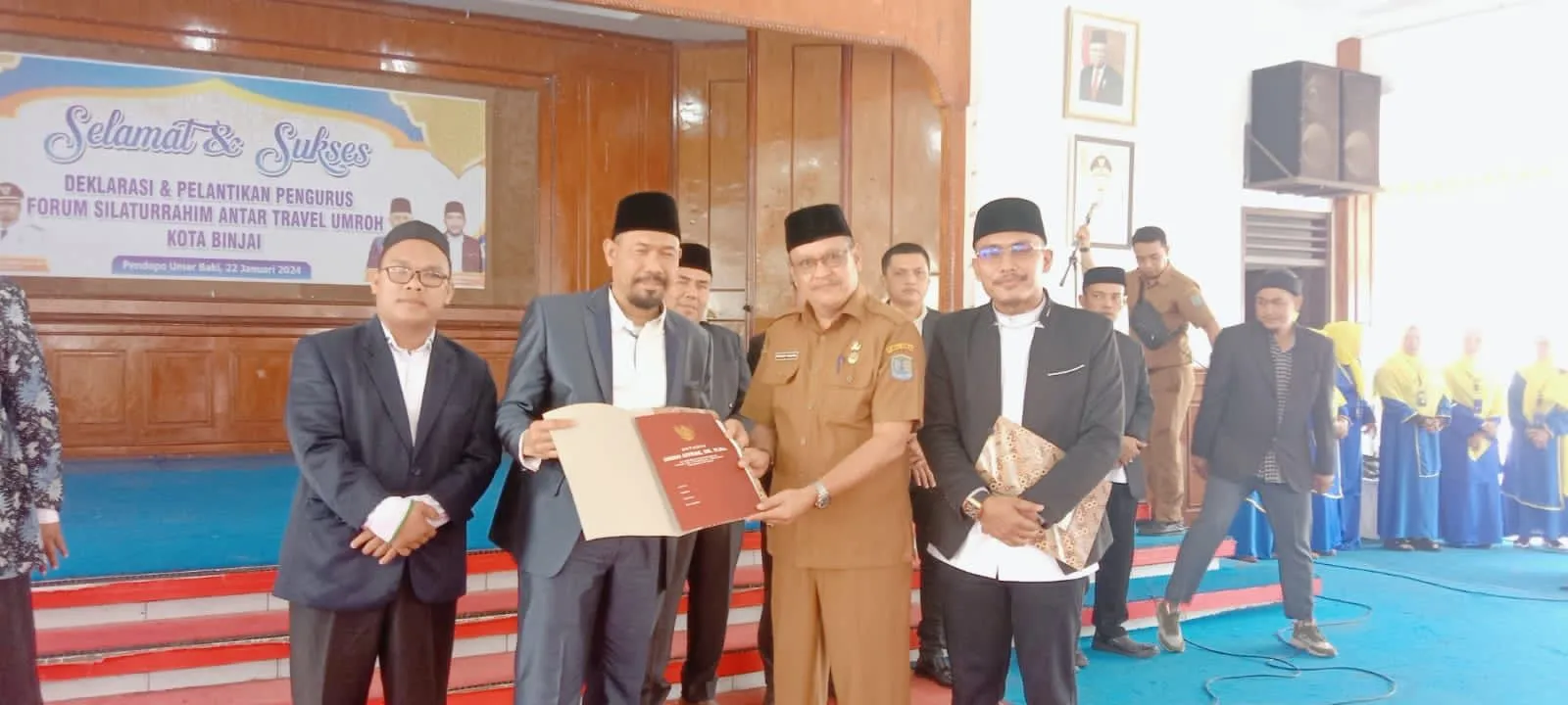 Pelantikan Pengurus Forum Silaturahmi Antar Travel Umroh Kota Binjai