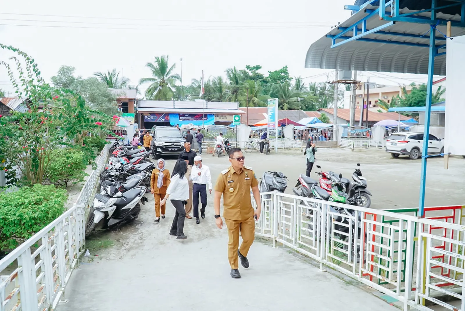 Pj Bupati Batubara Sidak Kantor Camat dan Puskesmas