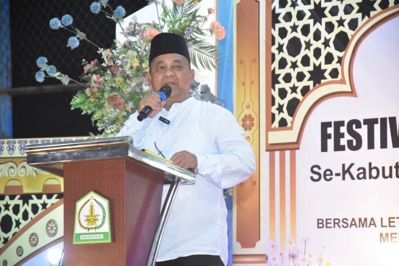 Pj Bupati Aceh Tamiang Buka Festival Dalail Khairat