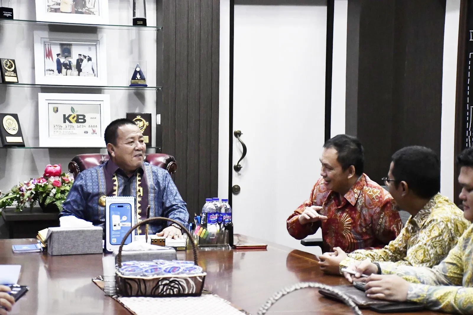 Ketua KPPU Bertemu Gubernur dan Wakapolda Lampung Bahas Isu Pengawasan