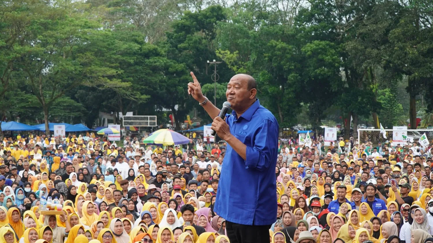 TKN Prabowo-Gibran Kampanye Akbar Di Stabat