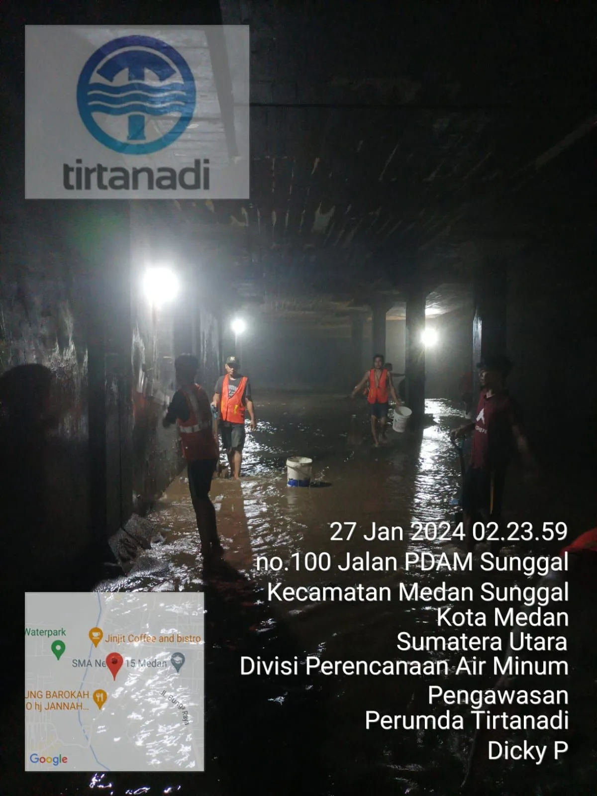 Pencucian Reservoir IPAM Sunggal Berdampak Air Kotor dan Mati, Tirtanadi Minta Maaf