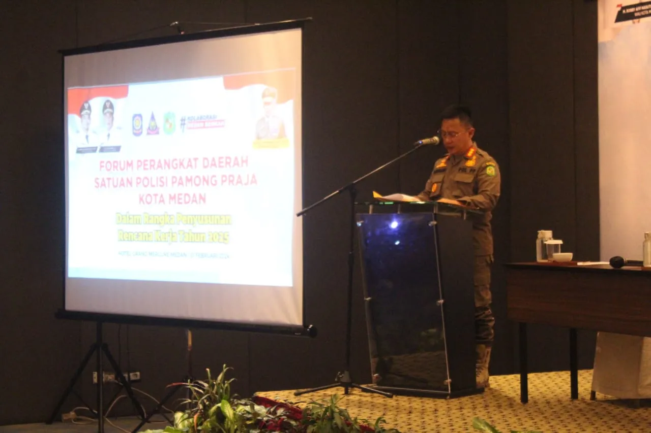 Satpol PP Kota Medan Gelar Forum Perangkat Daerah