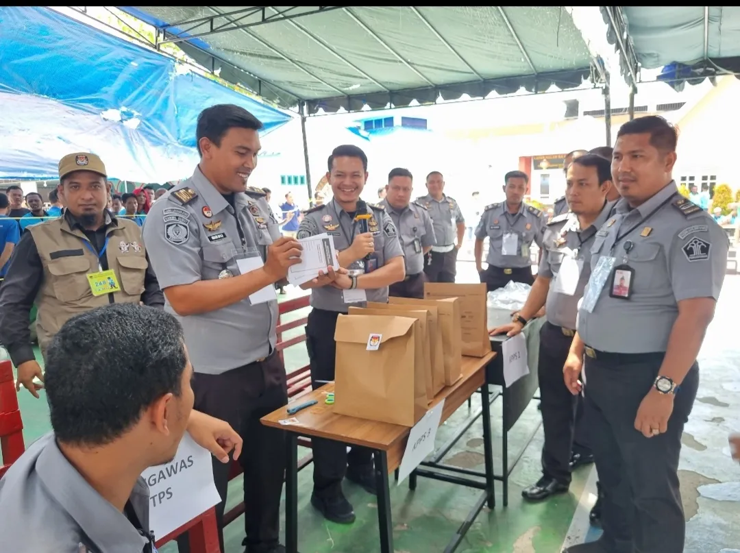 Perkuat Integritas, Lapas Kelas IIA dan KPU Batubara Simulasi Pemilu