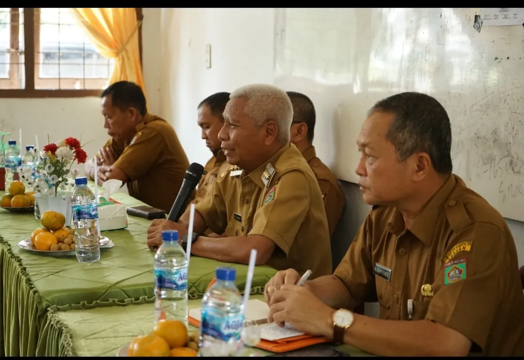 Bupati Asahan Kunjungi UPTD SD Dan SMP Negeri Kecamatan Meranti Dan Pulo Bandring