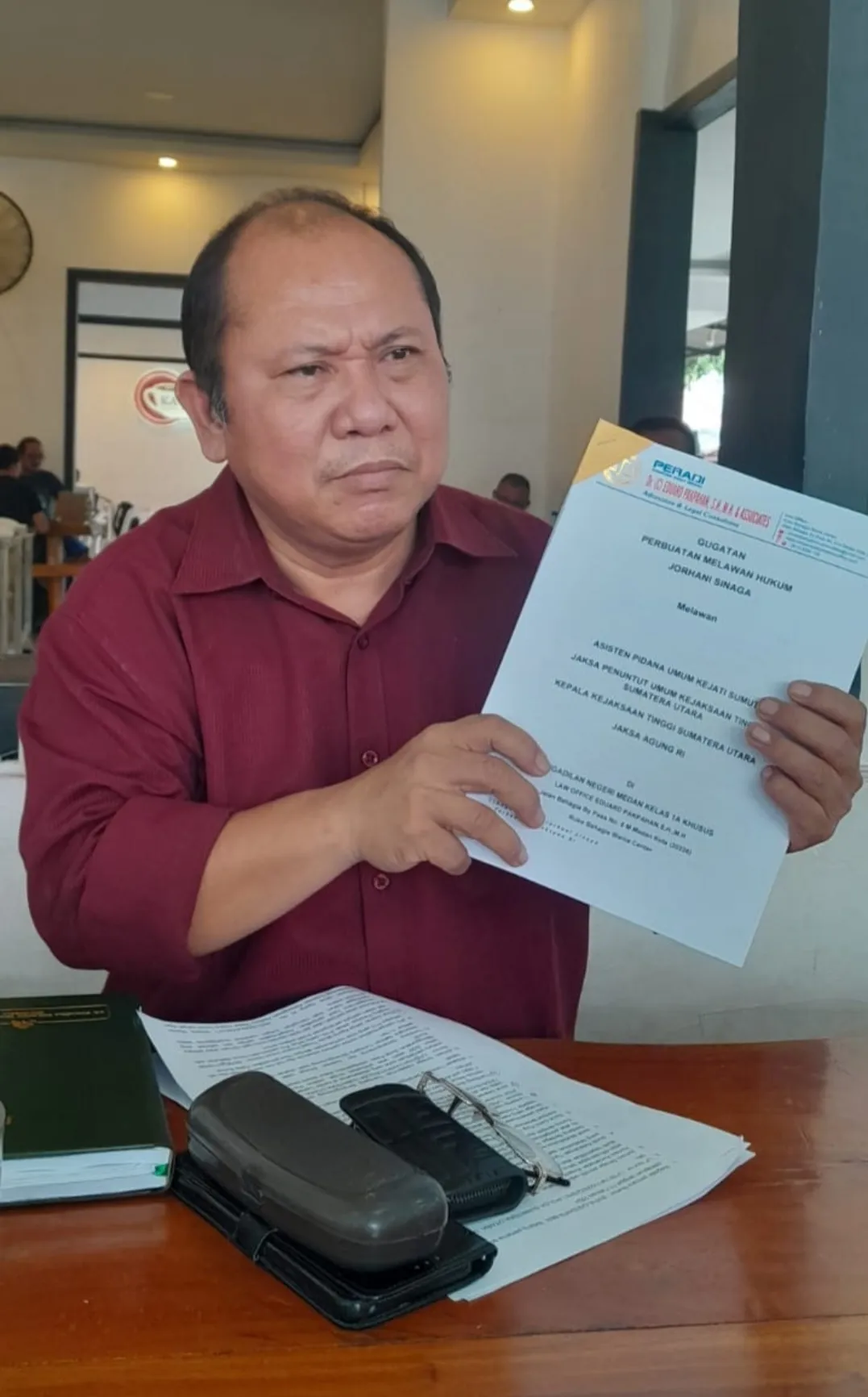 Berkas Bolak-balik Dikembalikan, Kuasa Hukum Gugat Para Pihak Ke PN Medan