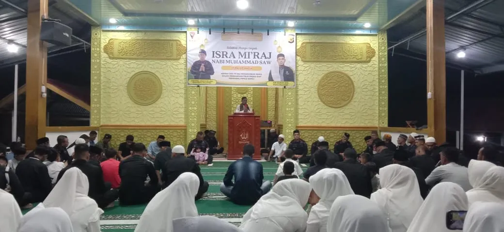 Sat Brimob Polda Aceh Batalyon C Pelopor Isra'Miraj, Doa Bersama Pemilu Damai