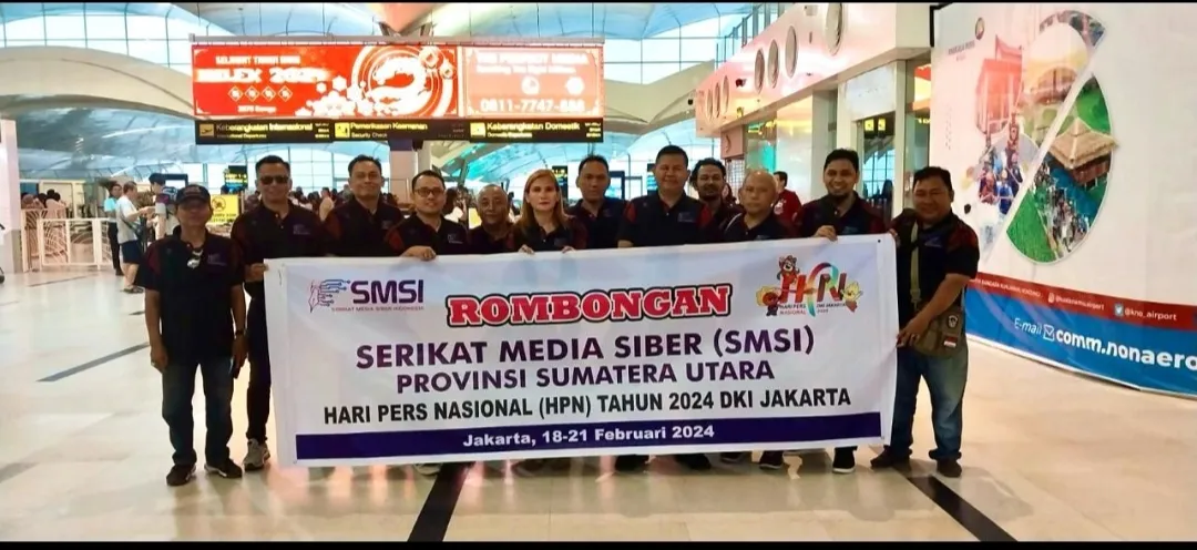 Pengurus SMSI Sumut Hadiri HPN 2024 di Jakarta