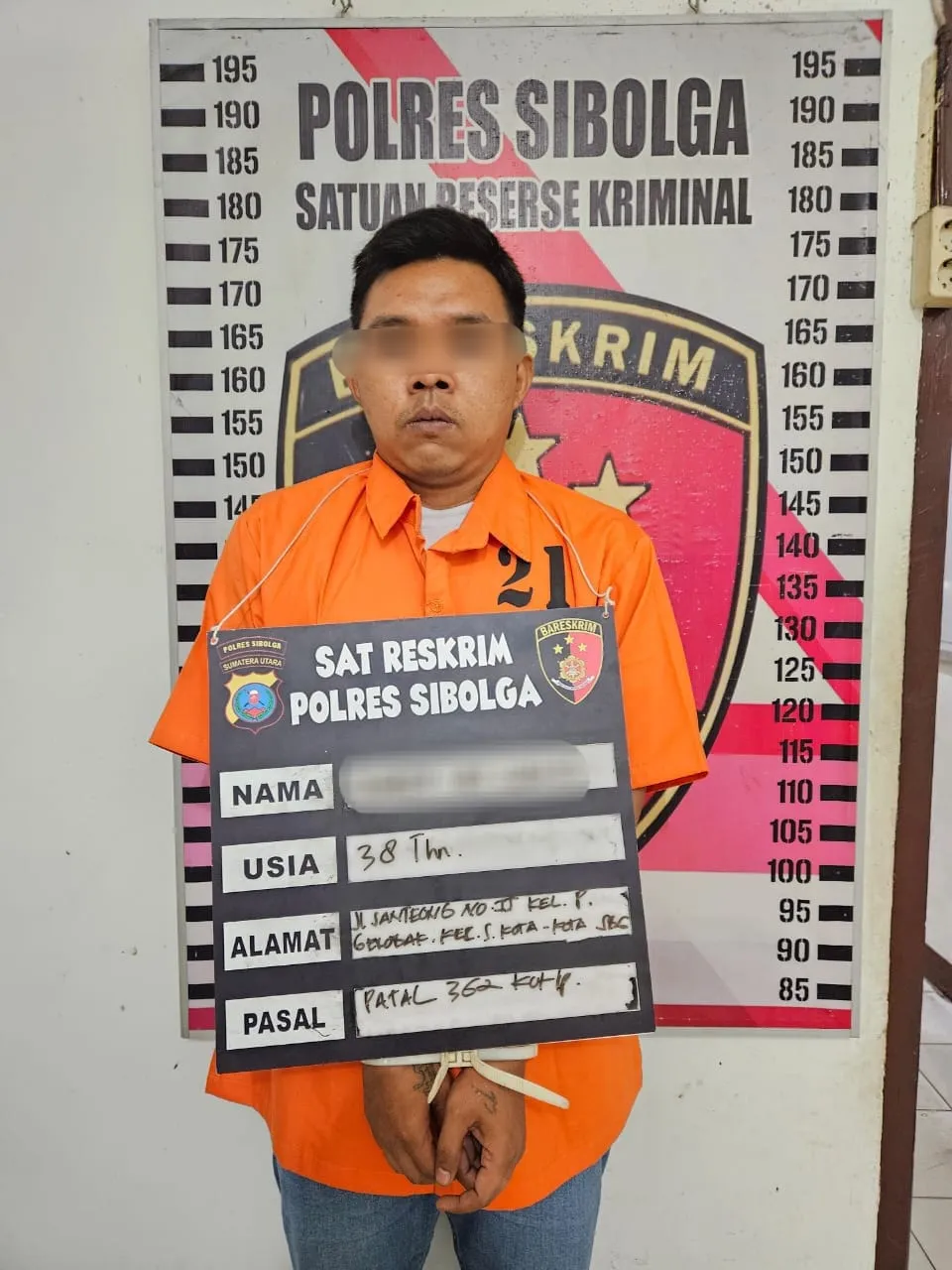 S Terduga Pencuri Ponsel Diringkus Polres Sibolga