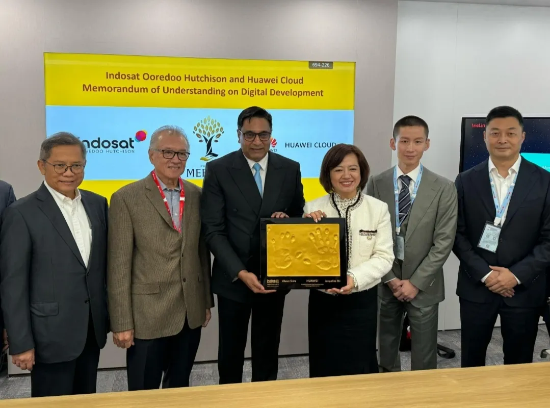 Indosat Ooredoo Hutchison Gandeng Huawei Kembangkan Inovasi AI dan Pemberdayaan Talenta