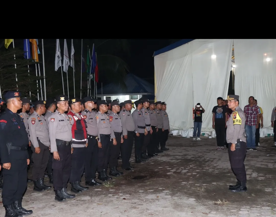 Polres Batubara Perketat Pengamanan Pleno Terakhir di KPU